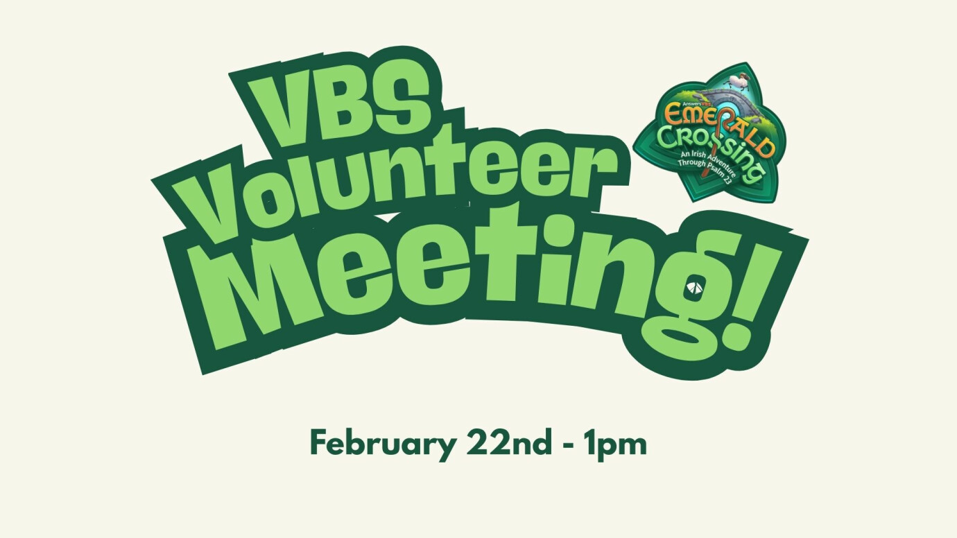 VBS Volunteer Meeting