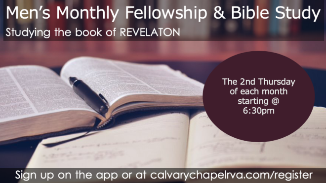 Men's Bible Study & Fellowship - Canceled