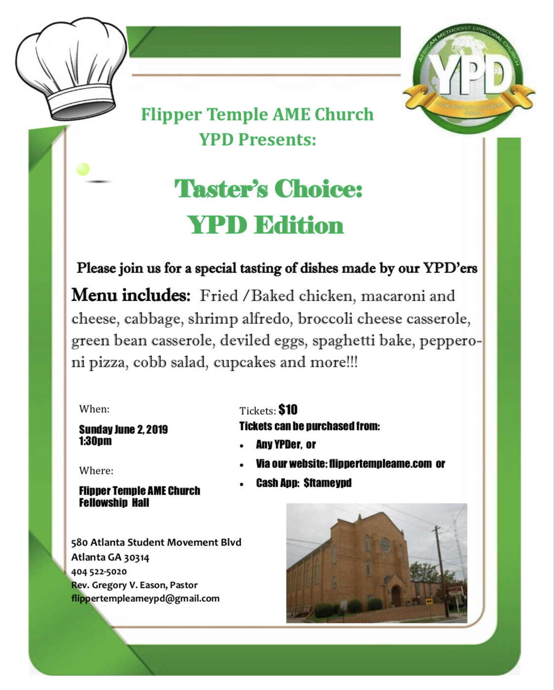 Taster's Choice: YPD Edition 