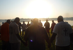 Boy & Men Sunrise Prayer