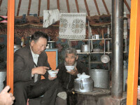 Mongolia: ger stove