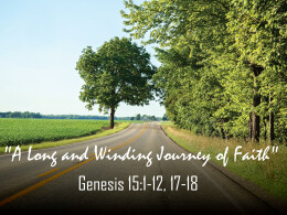"A Long and Winding Journey of Faith" (cont.)