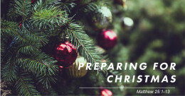 "Preparing for Christmas" (traditional)