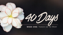 40 Days: Praying For Forgiveness