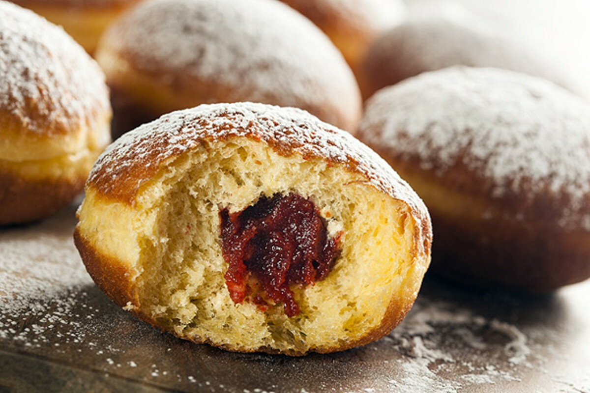Fat Tuesday Paczki and Draping the Cross