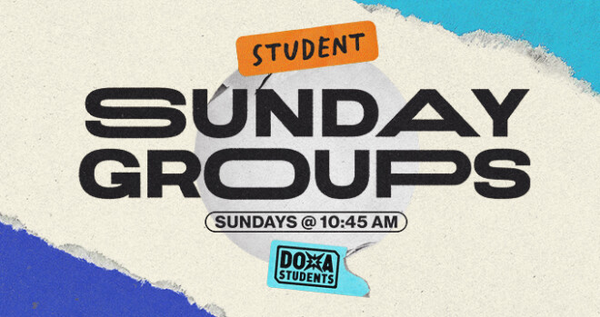 Student Sunday Groups