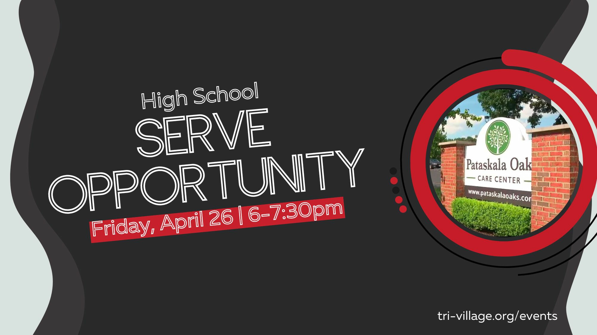High School Service Opportunity