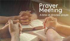 Prayer Meeting - Sundays 11:30 AM
