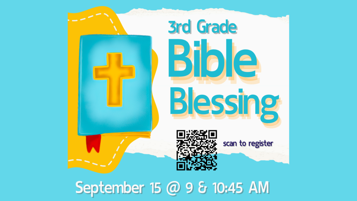 Third Grade Bible Blessing