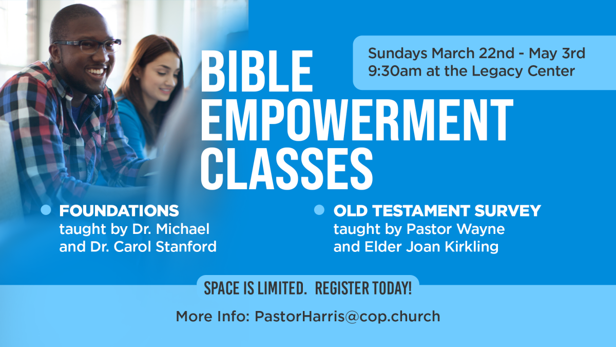 Bible Empowerment Classes Spring Session