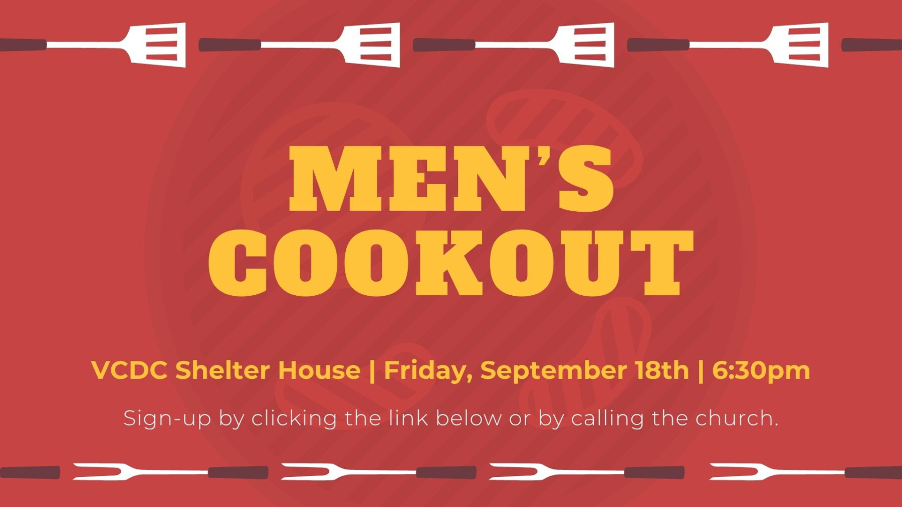 VCDC Men’s Cookout