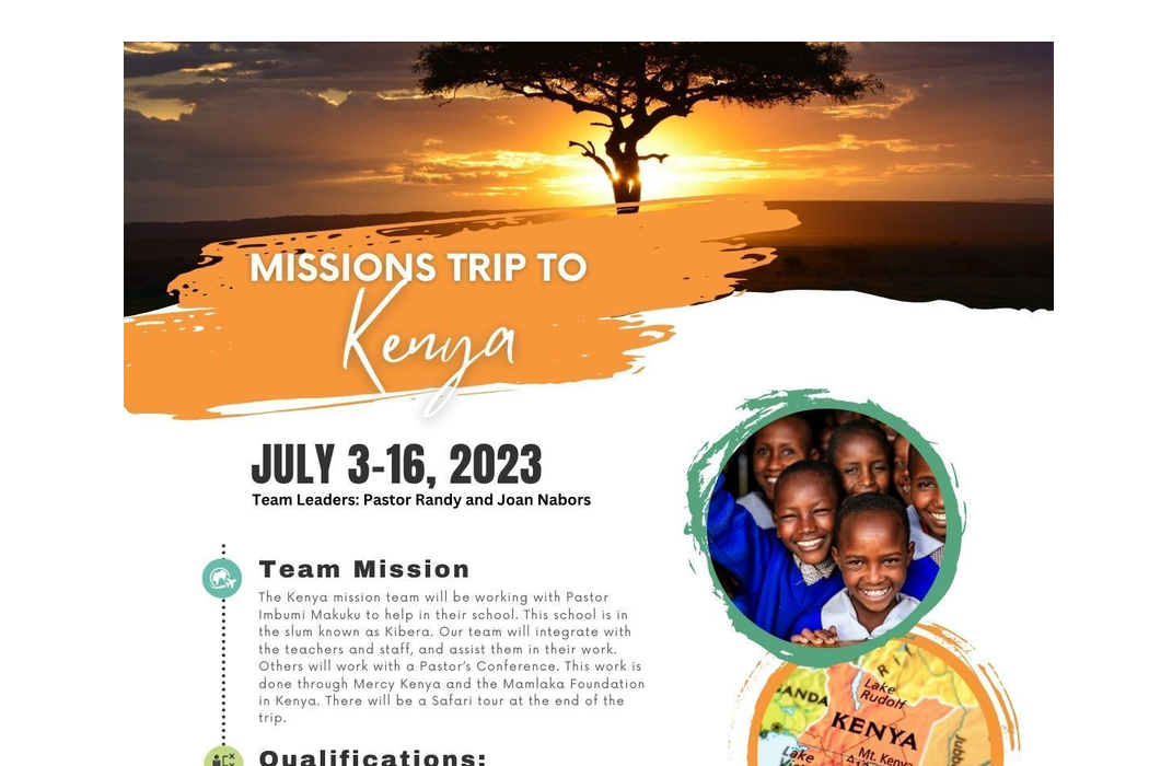 Missions Trip to Kenya