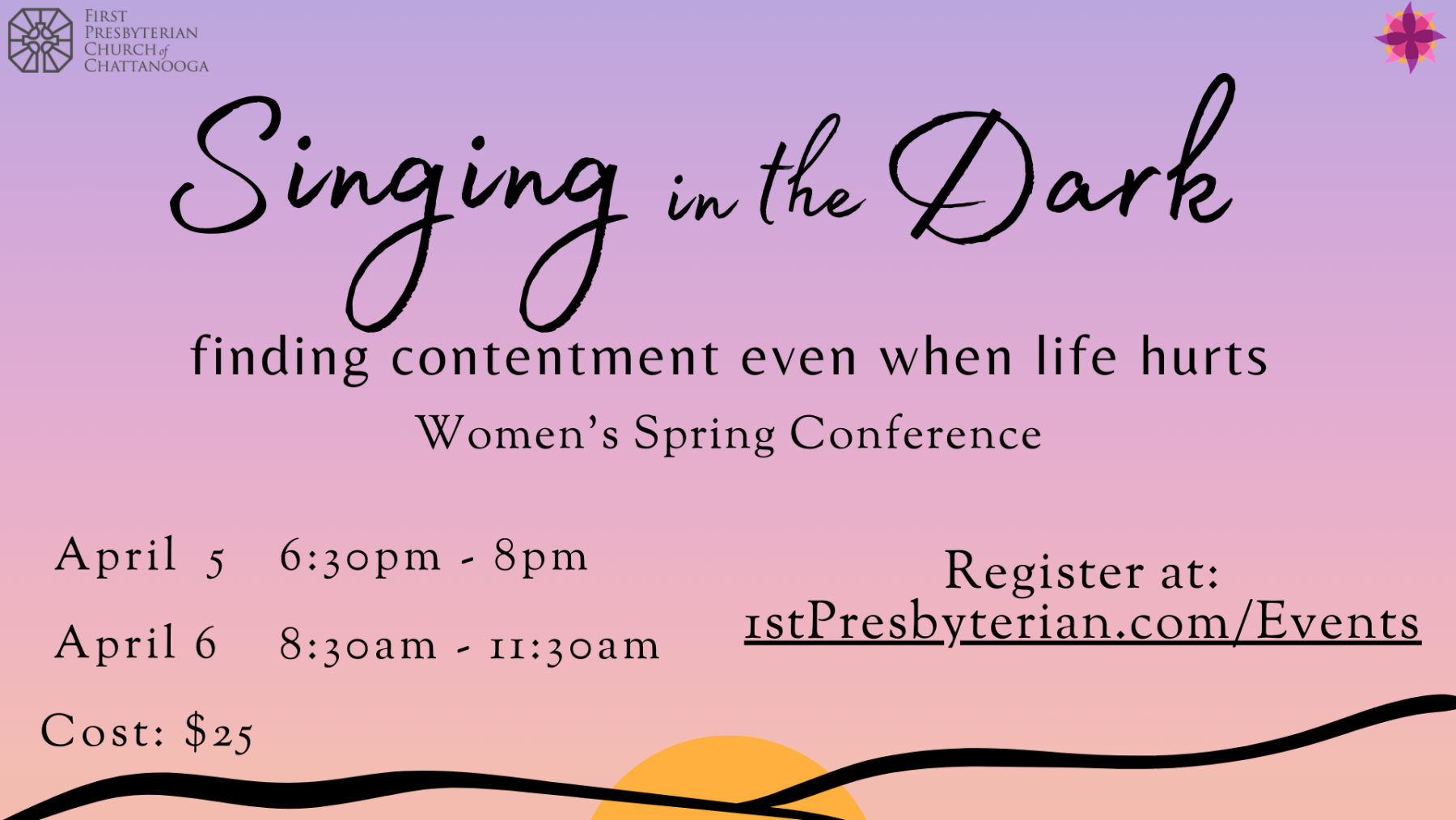 Singing in the Dark - Women's Spring Conference