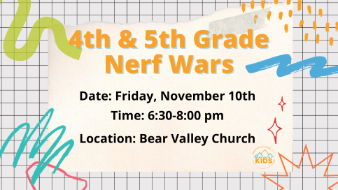 4th & 5th Grade Nerf Wars