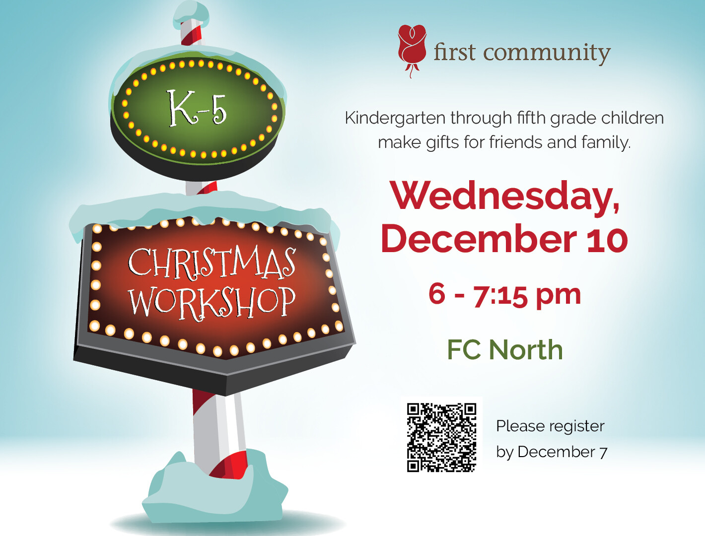 K-5 Christmas Workshop