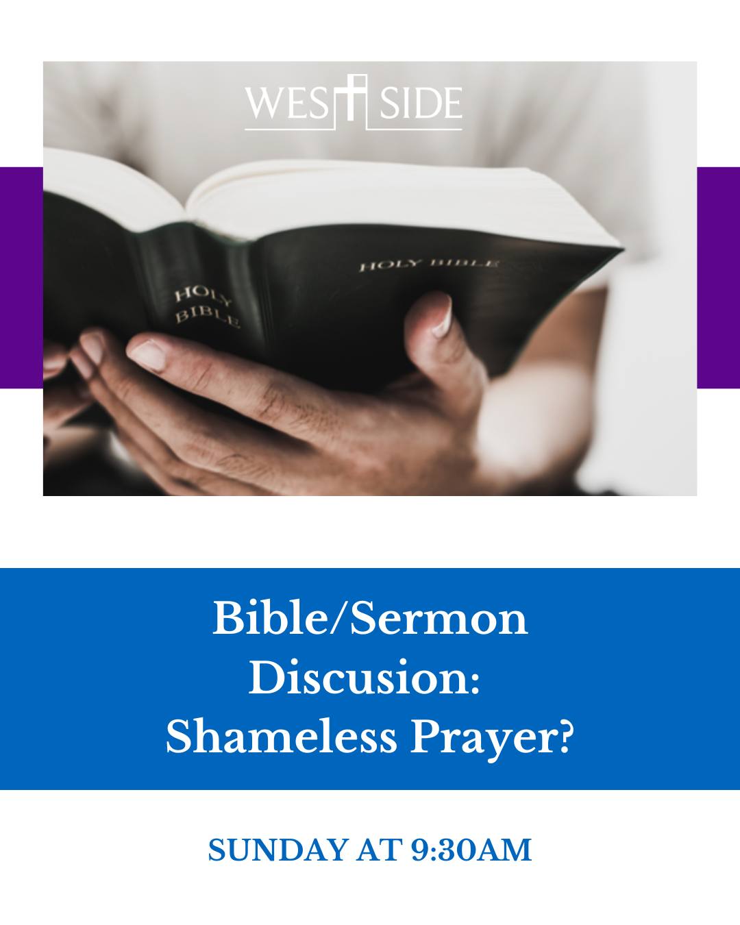 Bible Study/Sermon Discussion - Shameless Prayer?