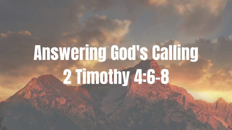 Answering God's Calling