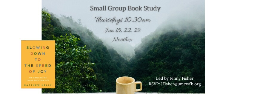 "Slowing Down to the Speed of Joy" Small Group Book Study 
