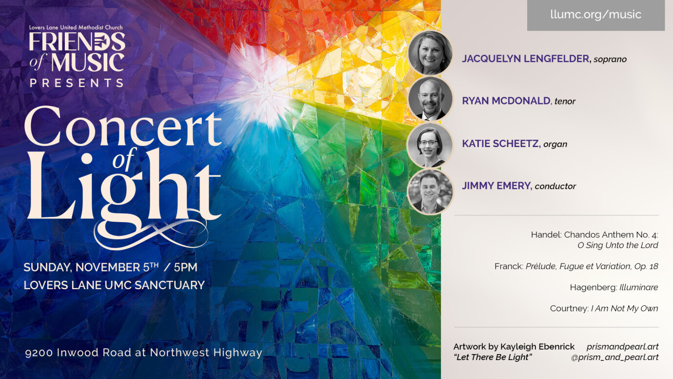 Lovers Lane Friends of Music presents: Concert of Light, An All Saints Tradition