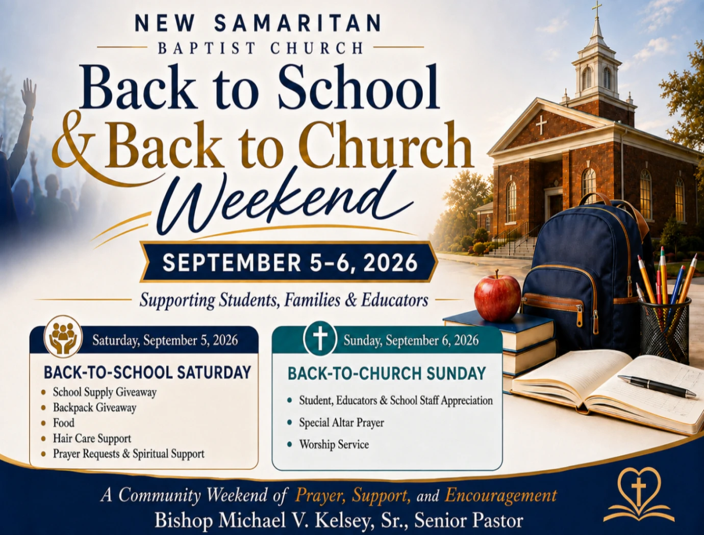 Back-to-School and Back-to-Church Campaign