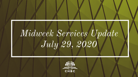 Midweek Services for July 29, 2020