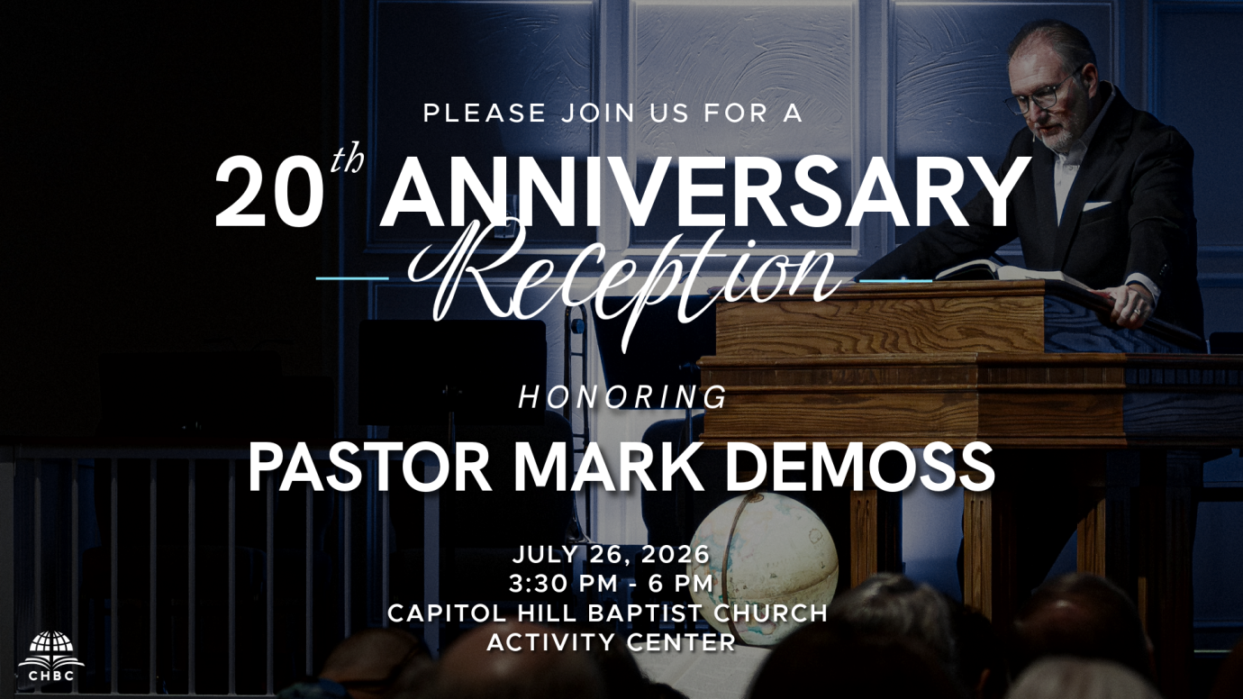Pastor Mark's 20th Anniversary Reception 