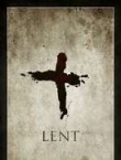 cross with word "Lent" beneath image