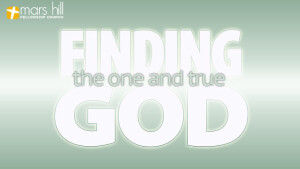 sermon | finding God