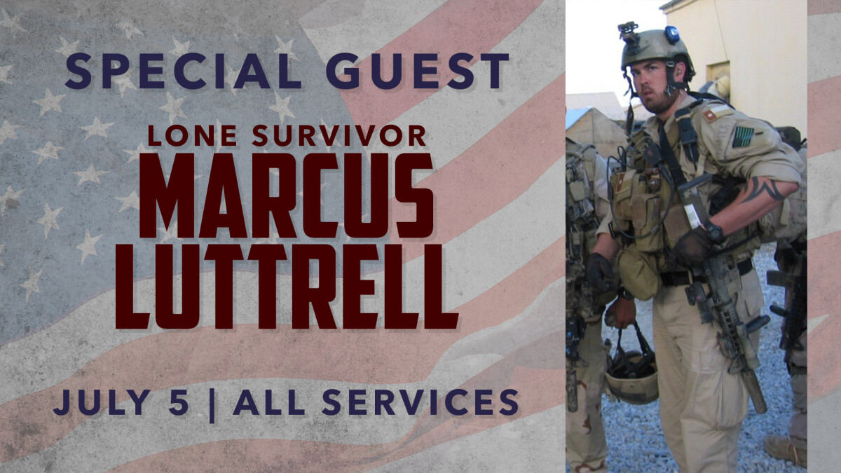 SPECIAL GUEST MARCUS LUTTRELL