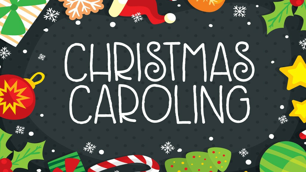 1:30pm-Christmas Caroling & Potluck