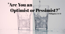 "Are You an Optimist or Pessimist?" (cont.)