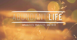 "Abundant Life" (cont.)