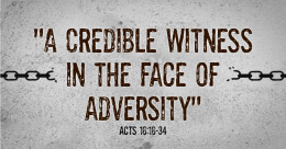 A Credible Witness in the Face of Adversity (trad.)