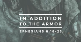 In Addition to the Armor (trad.)