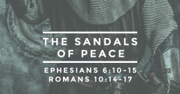 The Sandals of Peace (trad.)