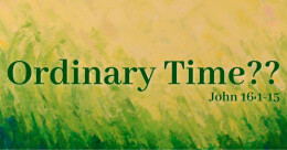Ordinary Time? (cont.)