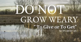 To Give or To Get (cont.)
