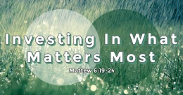 Investing In What Matters Most (trad.)