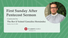 Trinity Sunday Sermon