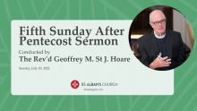 Fifth Sunday After Pentecost Sermon