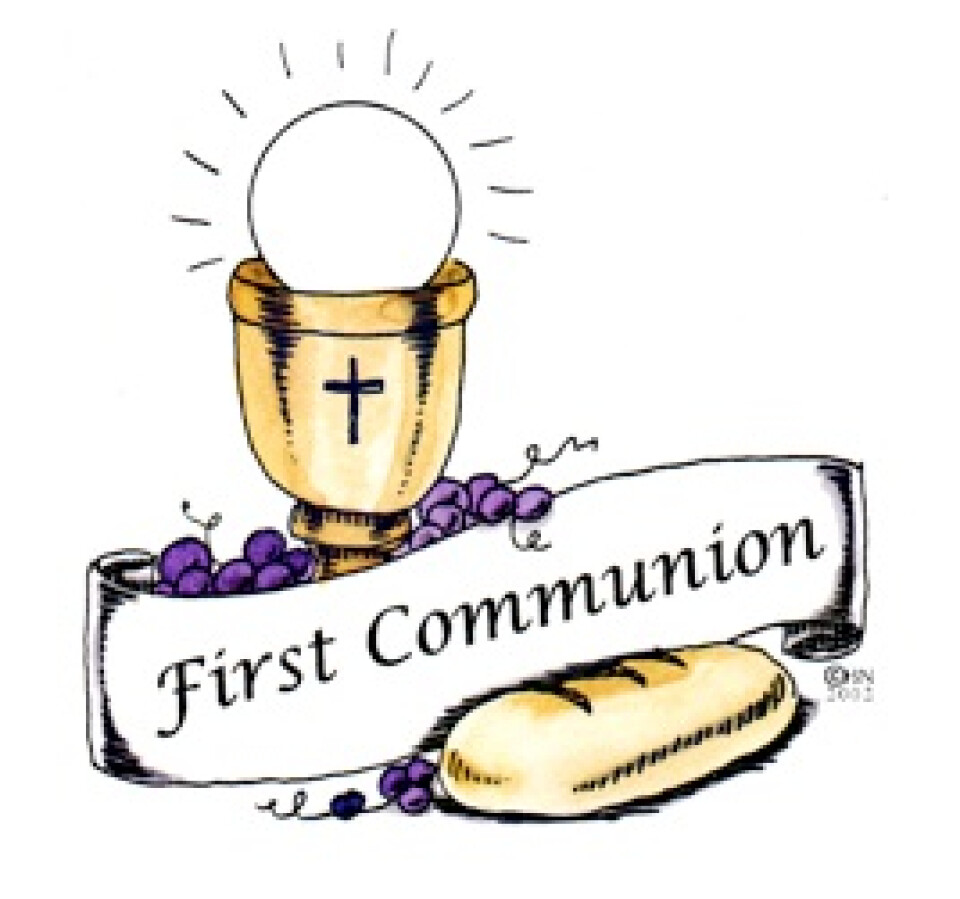 10 a.m. & 12 noon First Communion