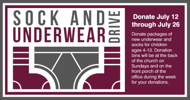 Sock and Underwear Drive