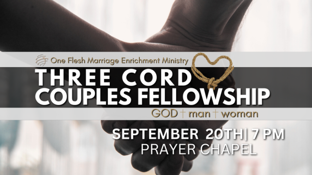 One Flesh Three Cord Couples Fellowship