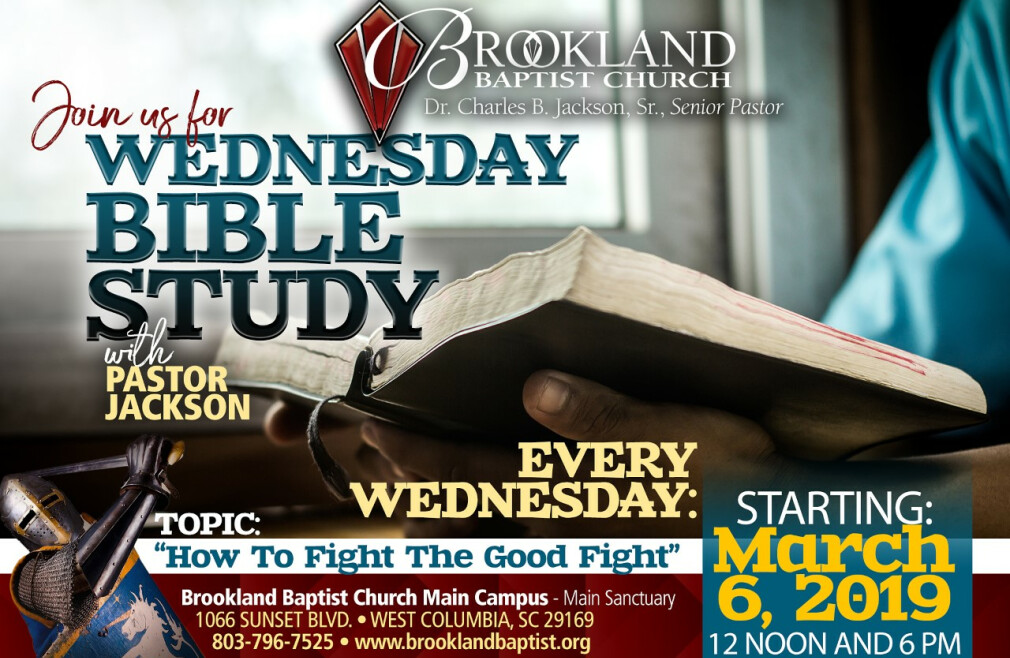 Wednesday Noon Bible Study