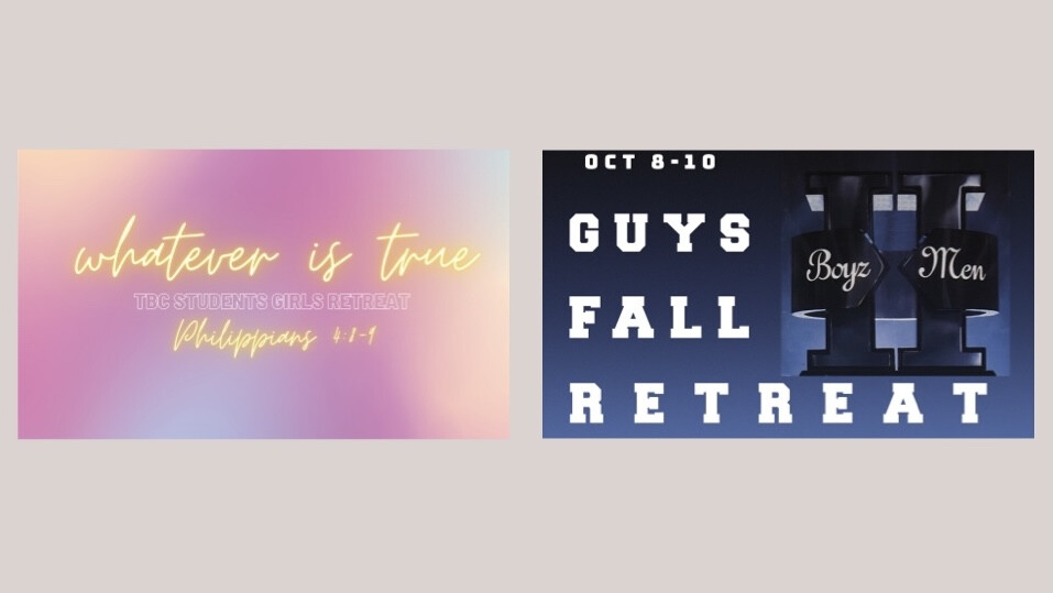 Girl's and Guy's Fall Retreat