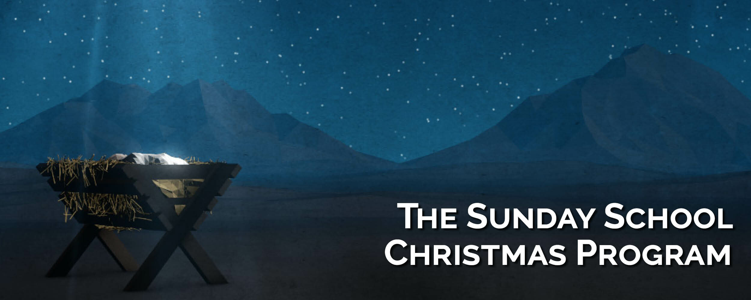 The Sunday School Christmas Program