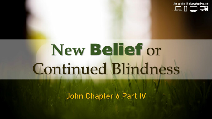 New Belief of Continued Blindness
