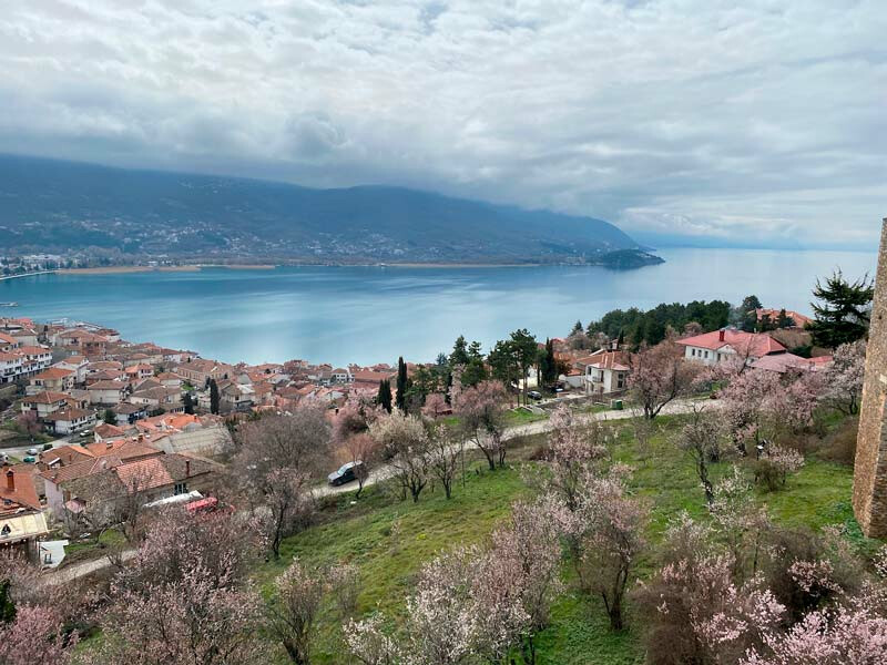 Lake Ohrid in Macedonia