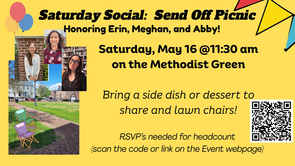 Saturday Social: Send Off picnic 