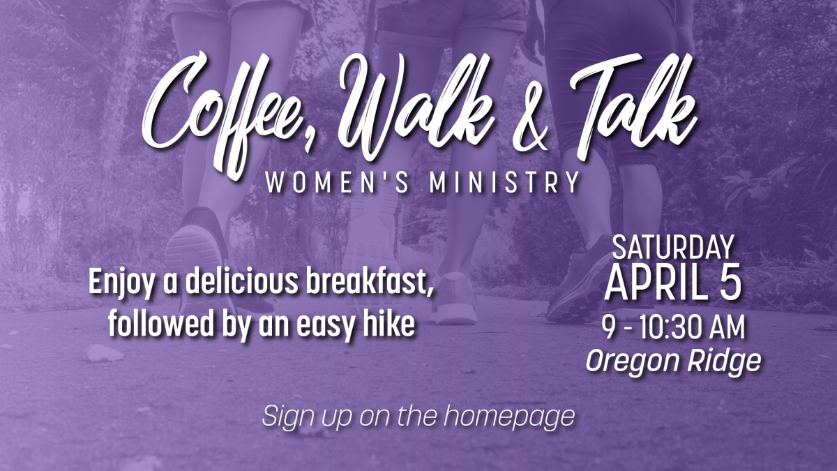 Women's Ministry Coffee, Walk & Talk  